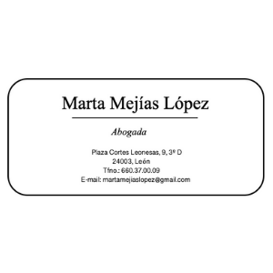 Marta Mejías López Abogada